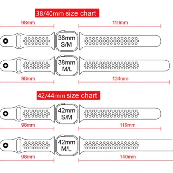 NEW Smokey Mavue Sport Silicone For Apple Watch - Picture 2 of 2